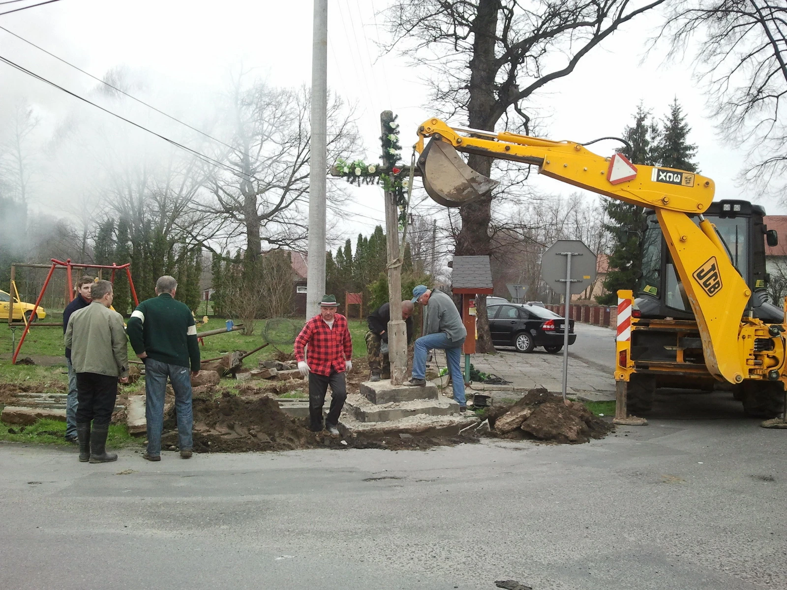 Demontaż Krzyża 2013
