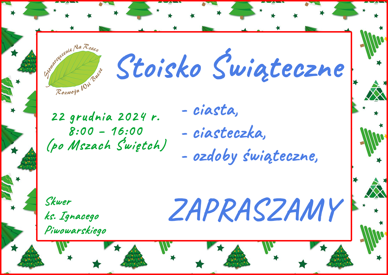 Stoisko świąteczne